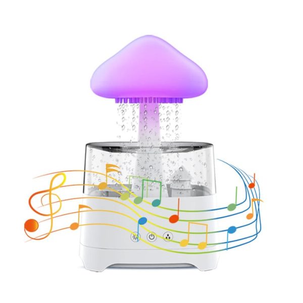 5 IN 1 Bluetooth Speaker Rain Cloud Humidifier, switchable 7 colors, 450ml capacity super quiet, intelligent anti-dry function ___________________ - Image 7