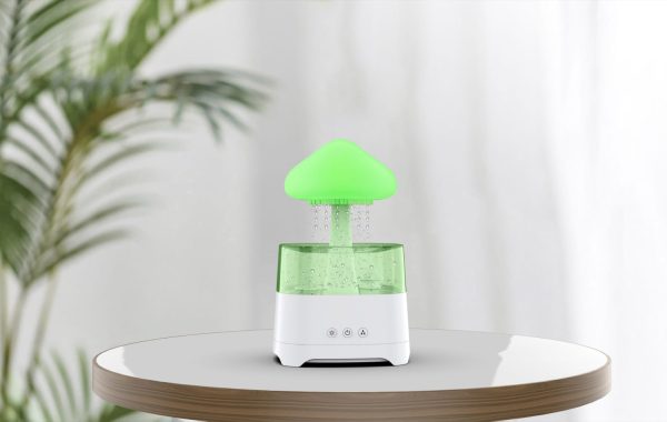 5 IN 1 Bluetooth Speaker Rain Cloud Humidifier, switchable 7 colors, 450ml capacity super quiet, intelligent anti-dry function ___________________ - Image 3